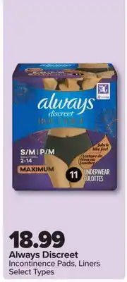 PharmaChoice Incontinence Pads, Liners Select Types offer