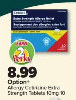 PharmaChoice Option+ Allergy Cetirizine Extra Strength Tablets offer