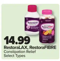 PharmaChoice RestoraLAX, RestoraFIBRE Constipation Relief offer