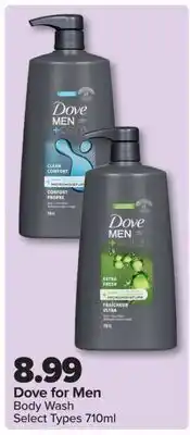 PharmaChoice Dove for Men Body Wash offer