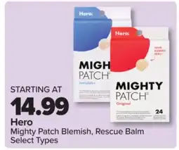 PharmaChoice Hero Mighty Patch Blemish, Rescue Balm offer