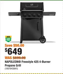 Home Depot NAPOLEON Freestyle 425 4-Burner Propane Grill offer