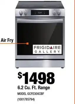 Home Depot 6.2 Cu. Ft. Range offer