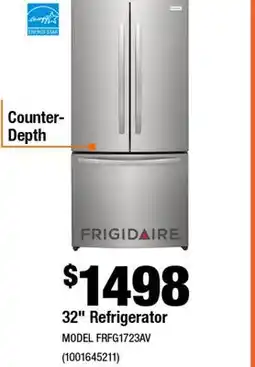 Home Depot 32 Refrigerator offer