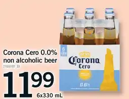 Fortinos CORONA CERO 0.0% NON ALCOHOLIC BEER offer
