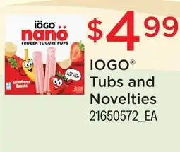Fortinos IOGO TUBS AND NOVELTIES offer