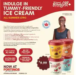 Fortinos FOUR ALL ICE CREAM offer