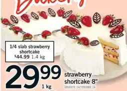 Fortinos STRAWBERRY SHORTCAKE 8 offer