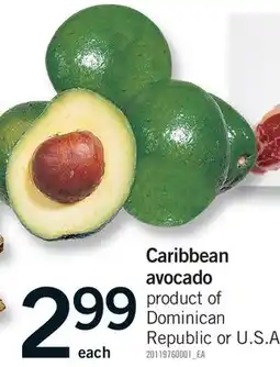 Fortinos CARIBBEAN AVOCADO offer