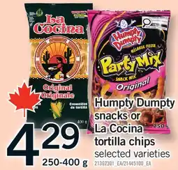 Fortinos HUMPTY DUMPTY SNACKS OR LA COCINA TORTILLA CHIPS offer