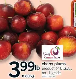 Fortinos CHERRY PLUMS offer