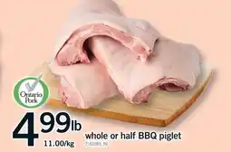 Fortinos WHOLE OR HALF BBQ PIGLET offer
