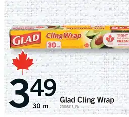 Fortinos GLAD CLING WRAP, 30 m offer