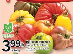 Fortinos HEIRLOOM TOMATOES offer