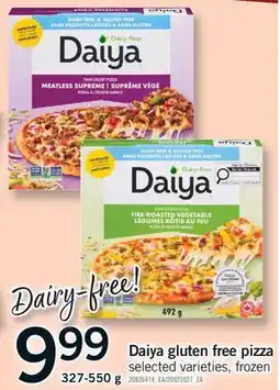 Fortinos DAIYA GLUTEN FREE PIZZA offer