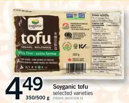 Fortinos SOYGANIC TOFU, 350/500 G offer