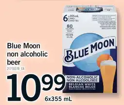 Fortinos BLUE MOON NON ALCOHOLIC BEER offer
