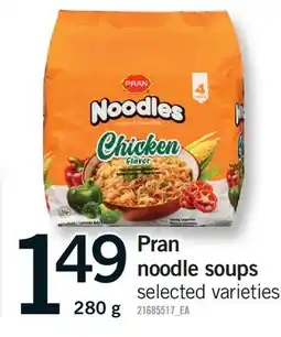 Fortinos PRAN NOODLE SOUPS offer