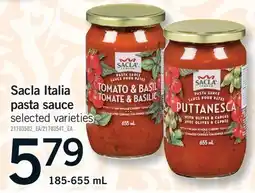 Fortinos SACLA ITALIA PASTA SAUCE offer