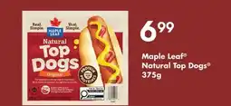 Fortinos MAPLE LEAF NATURAL TOP DOGS offer