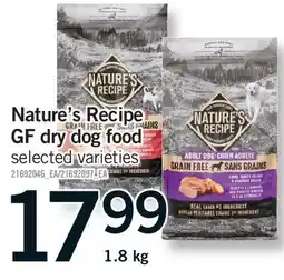 Fortinos NATURE'S RECIPE GF DRY DOG FOOD offer