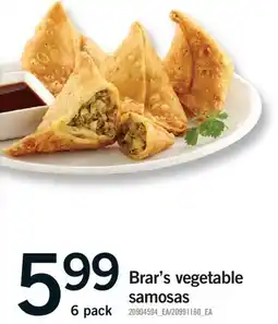 Fortinos BRAR'S VEGETABLE SAMOSAS offer