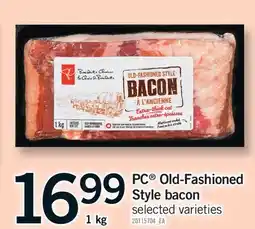 Fortinos PC OLD-FASHIONED STYLE BACON offer