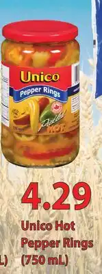 Fortinos UNICO HOT PEPPER RINGS offer