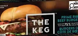 Fortinos THE KEG PRIME RIB BEEF BURGERS 8 OZ, 4 × offer