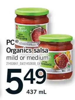 Fortinos PC ORGANICS SALSA offer