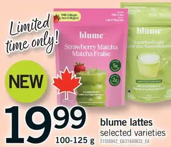 Fortinos BLUME LATTES offer