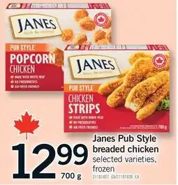 Fortinos JANES PUB STYLE BREADED CHICKEN offer