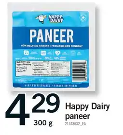 Fortinos HAPPY DAIRY PANEER offer