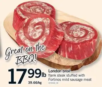 Fortinos LONDON BROIL offer