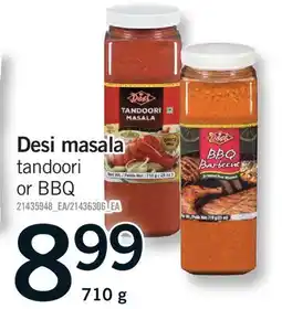 Fortinos DESI MASALA TANDOORI OR BBQ offer