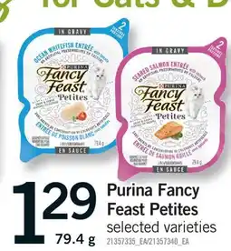 Fortinos PURINA FANCY FEAST PETITES offer