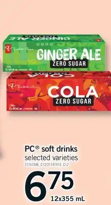 Fortinos PC SOFT DRINKS offer
