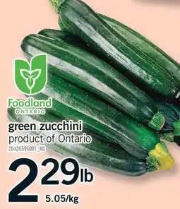 Fortinos GREEN ZUCCHINI offer