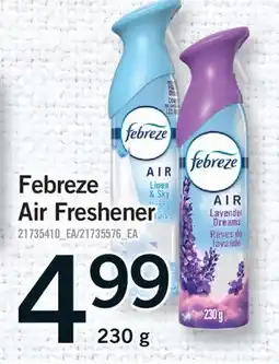 Fortinos FEBREZE AIR FRESHENER offer