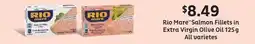 Fortinos RIO MARE SALMON FILLETS IN EXTRA VIRGIN OLIVE OIL offer