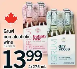 Fortinos GRUVI NON ALCOHOLIC WINE offer