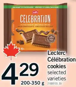 Fortinos LECLERC CÉLÉBRATION COOKIES offer