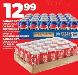 Valu-mart BOISSONS GAZEUSES CANADA DRY, COCA-COLA OU PEPSI offer