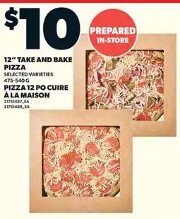 Valu-mart PIZZA 12 PO CUIRE À LA MAISON offer