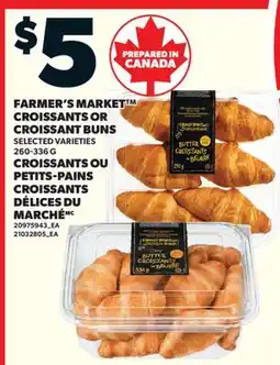 Valu-mart CROISSANTS OU PETITS-PAINS CROISSANTS DÉLICES DU MARCHÉ offer