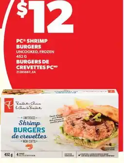 Valu-mart BURGERS DE CREVETTES PC / PC SHRIMP BURGERS offer