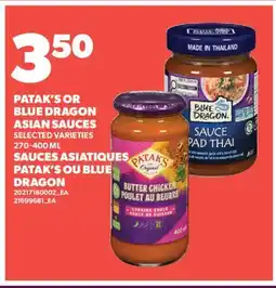 Valu-mart SAUCES ASIATIQUES PATAK'S OU BLUE DRAGON offer