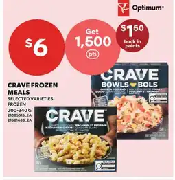Valu-mart CRAVE FROZEN MEALS offer
