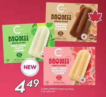 Sobeys COMPLIMENTS Moxii Ice Pops offer