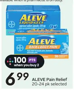 Sobeys ALEVE Pain Relief offer